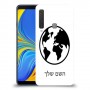 עולם כיסוי מגן קשיח בעיצוב אישי עם השם שלך ל Samsung Galaxy A9 (2018) יחידה אחת סקרין מובייל