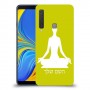 יוגה כיסוי מגן קשיח בעיצוב אישי עם השם שלך ל Samsung Galaxy A9 (2018) יחידה אחת סקרין מובייל