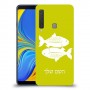 דגים כיסוי מגן קשיח בעיצוב אישי עם השם שלך ל Samsung Galaxy A9 (2018) יחידה אחת סקרין מובייל