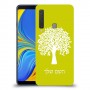 עץ כיסוי מגן קשיח בעיצוב אישי עם השם שלך ל Samsung Galaxy A9 (2018) יחידה אחת סקרין מובייל