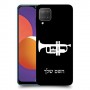 חצוצרה כיסוי מגן קשיח בעיצוב אישי עם השם שלך ל Samsung Galaxy M12 יחידה אחת סקרין מובייל