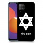 מגן דוד - ישראל כיסוי מגן קשיח בעיצוב אישי עם השם שלך ל Samsung Galaxy M12 יחידה אחת סקרין מובייל