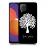 עץ כיסוי מגן קשיח בעיצוב אישי עם השם שלך ל Samsung Galaxy M12 יחידה אחת סקרין מובייל