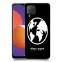 עולם כיסוי מגן קשיח בעיצוב אישי עם השם שלך ל Samsung Galaxy M12 יחידה אחת סקרין מובייל