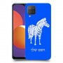 זברה כיסוי מגן קשיח בעיצוב אישי עם השם שלך ל Samsung Galaxy M12 יחידה אחת סקרין מובייל