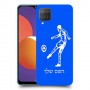 שחקן כדורגל כיסוי מגן קשיח בעיצוב אישי עם השם שלך ל Samsung Galaxy M12 יחידה אחת סקרין מובייל