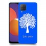 עץ כיסוי מגן קשיח בעיצוב אישי עם השם שלך ל Samsung Galaxy M12 יחידה אחת סקרין מובייל