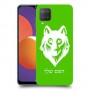 זאב כיסוי מגן קשיח בעיצוב אישי עם השם שלך ל Samsung Galaxy M12 יחידה אחת סקרין מובייל