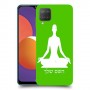 יוגה כיסוי מגן קשיח בעיצוב אישי עם השם שלך ל Samsung Galaxy M12 יחידה אחת סקרין מובייל