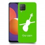 כינור כיסוי מגן קשיח בעיצוב אישי עם השם שלך ל Samsung Galaxy M12 יחידה אחת סקרין מובייל