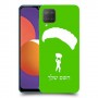 צניחה חופשית כיסוי מגן קשיח בעיצוב אישי עם השם שלך ל Samsung Galaxy M12 יחידה אחת סקרין מובייל