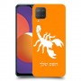 עקרב כיסוי מגן קשיח בעיצוב אישי עם השם שלך ל Samsung Galaxy M12 יחידה אחת סקרין מובייל