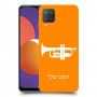 חצוצרה כיסוי מגן קשיח בעיצוב אישי עם השם שלך ל Samsung Galaxy M12 יחידה אחת סקרין מובייל