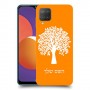 עץ כיסוי מגן קשיח בעיצוב אישי עם השם שלך ל Samsung Galaxy M12 יחידה אחת סקרין מובייל
