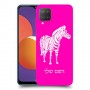 זברה כיסוי מגן קשיח בעיצוב אישי עם השם שלך ל Samsung Galaxy M12 יחידה אחת סקרין מובייל