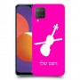 כינור כיסוי מגן קשיח בעיצוב אישי עם השם שלך ל Samsung Galaxy M12 יחידה אחת סקרין מובייל