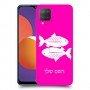 דגים כיסוי מגן קשיח בעיצוב אישי עם השם שלך ל Samsung Galaxy M12 יחידה אחת סקרין מובייל