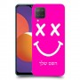 סמיילי כיסוי מגן קשיח בעיצוב אישי עם השם שלך ל Samsung Galaxy M12 יחידה אחת סקרין מובייל