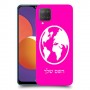 עולם כיסוי מגן קשיח בעיצוב אישי עם השם שלך ל Samsung Galaxy M12 יחידה אחת סקרין מובייל