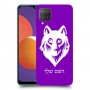 זאב כיסוי מגן קשיח בעיצוב אישי עם השם שלך ל Samsung Galaxy M12 יחידה אחת סקרין מובייל