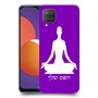 יוגה כיסוי מגן קשיח בעיצוב אישי עם השם שלך ל Samsung Galaxy M12 יחידה אחת סקרין מובייל