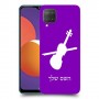 כינור כיסוי מגן קשיח בעיצוב אישי עם השם שלך ל Samsung Galaxy M12 יחידה אחת סקרין מובייל