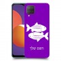דגים כיסוי מגן קשיח בעיצוב אישי עם השם שלך ל Samsung Galaxy M12 יחידה אחת סקרין מובייל