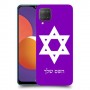 מגן דוד - ישראל כיסוי מגן קשיח בעיצוב אישי עם השם שלך ל Samsung Galaxy M12 יחידה אחת סקרין מובייל