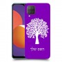 עץ כיסוי מגן קשיח בעיצוב אישי עם השם שלך ל Samsung Galaxy M12 יחידה אחת סקרין מובייל