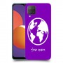 עולם כיסוי מגן קשיח בעיצוב אישי עם השם שלך ל Samsung Galaxy M12 יחידה אחת סקרין מובייל