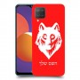 זאב כיסוי מגן קשיח בעיצוב אישי עם השם שלך ל Samsung Galaxy M12 יחידה אחת סקרין מובייל