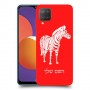 זברה כיסוי מגן קשיח בעיצוב אישי עם השם שלך ל Samsung Galaxy M12 יחידה אחת סקרין מובייל