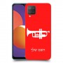 חצוצרה כיסוי מגן קשיח בעיצוב אישי עם השם שלך ל Samsung Galaxy M12 יחידה אחת סקרין מובייל