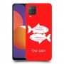 דגים כיסוי מגן קשיח בעיצוב אישי עם השם שלך ל Samsung Galaxy M12 יחידה אחת סקרין מובייל