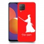 סמוראי כיסוי מגן קשיח בעיצוב אישי עם השם שלך ל Samsung Galaxy M12 יחידה אחת סקרין מובייל