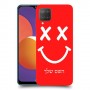 סמיילי כיסוי מגן קשיח בעיצוב אישי עם השם שלך ל Samsung Galaxy M12 יחידה אחת סקרין מובייל