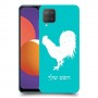 תרנגול כיסוי מגן קשיח בעיצוב אישי עם השם שלך ל Samsung Galaxy M12 יחידה אחת סקרין מובייל