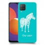 זברה כיסוי מגן קשיח בעיצוב אישי עם השם שלך ל Samsung Galaxy M12 יחידה אחת סקרין מובייל