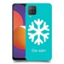 שלג כיסוי מגן קשיח בעיצוב אישי עם השם שלך ל Samsung Galaxy M12 יחידה אחת סקרין מובייל