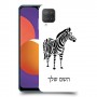 זברה כיסוי מגן קשיח בעיצוב אישי עם השם שלך ל Samsung Galaxy M12 יחידה אחת סקרין מובייל