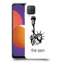 פסל החירות כיסוי מגן קשיח בעיצוב אישי עם השם שלך ל Samsung Galaxy M12 יחידה אחת סקרין מובייל
