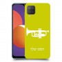 חצוצרה כיסוי מגן קשיח בעיצוב אישי עם השם שלך ל Samsung Galaxy M12 יחידה אחת סקרין מובייל