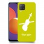 כינור כיסוי מגן קשיח בעיצוב אישי עם השם שלך ל Samsung Galaxy M12 יחידה אחת סקרין מובייל