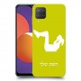 אימון ספורט - אישה כיסוי מגן קשיח בעיצוב אישי עם השם שלך ל Samsung Galaxy M12 יחידה אחת סקרין מובייל