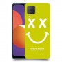 סמיילי כיסוי מגן קשיח בעיצוב אישי עם השם שלך ל Samsung Galaxy M12 יחידה אחת סקרין מובייל