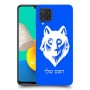 זאב כיסוי מגן קשיח בעיצוב אישי עם השם שלך ל Samsung Galaxy M32 יחידה אחת סקרין מובייל