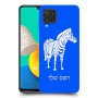 זברה כיסוי מגן קשיח בעיצוב אישי עם השם שלך ל Samsung Galaxy M32 יחידה אחת סקרין מובייל