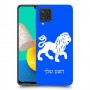 אריה כיסוי מגן קשיח בעיצוב אישי עם השם שלך ל Samsung Galaxy M32 יחידה אחת סקרין מובייל