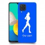 ג'וגלין - אישה כיסוי מגן קשיח בעיצוב אישי עם השם שלך ל Samsung Galaxy M32 יחידה אחת סקרין מובייל