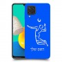 שחקן כדורעף כיסוי מגן קשיח בעיצוב אישי עם השם שלך ל Samsung Galaxy M32 יחידה אחת סקרין מובייל